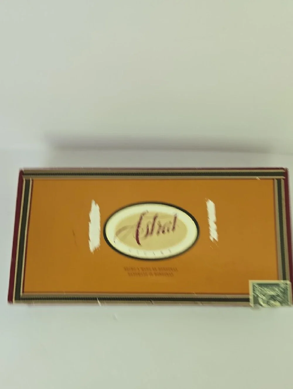 Vintage Astral Empty Cigar Craft Box Beso Flip Top